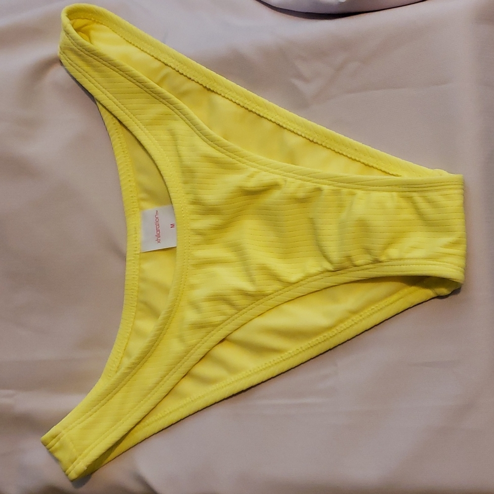 Xhilaration Swimwear Yellow Bikini Bottom Woman Size M